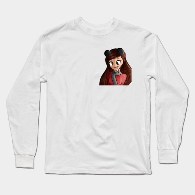 GhostlyMango Derp Emote! Long Sleeve T-Shirt by GhostlyMango